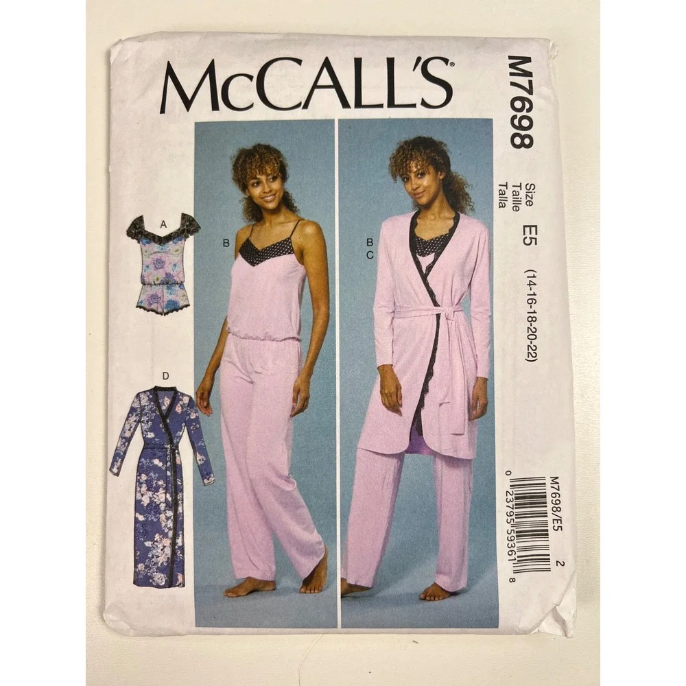 McCalls Butterick Sewing Patterns Lot M7020 M7598‎ M7698 B4146 Home Decorating